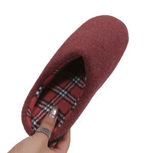 Pantuflas de Lujo para Mujer, Diseño Abierto, Fieltro Suave, Suela de TPR, Alta Calidad, Cálidas para Invierno y Verano - Product Image 5