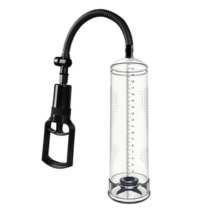 Pompa del pene manuale di ingrandimento del vuoto degli uomini Extender del pene pompa con Dong per il maschio masturbazione pssi adulti giocattolo del sesso per gli uomini - Product Image 1
