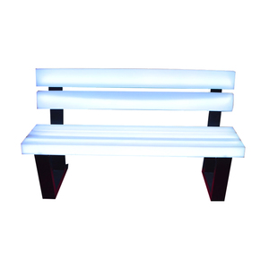 <span class=keywords><strong>Banc</strong></span> <span class=keywords><strong>de</strong></span> parc moderne <span class=keywords><strong>de</strong></span> luxe avec éclairage LED, tabouret <span class=keywords><strong>de</strong></span> bar, plastique étanche IP65 pour usage commercial dans les écoles, les salons, les hôtels, les gymnases - Product Image 3