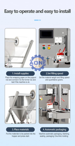 10-1000ml Vertical Liquid Paste Bag Water <b>Ketchup</b> Honey Filling Back Seal Paste Packaging Machine - Product Image 4