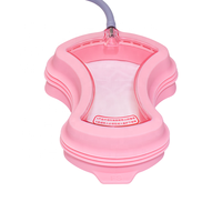 TK FYG-FS Dispositif de correction physique du pectus excavatum en plastique durable et respectueux de la peau, rose pêche, avec cloche à vide