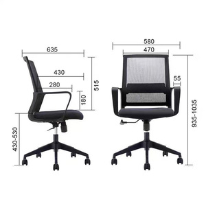 Spécification de Foshan Ergonor Smart Office <span class=keywords><strong>Acheter</strong></span> Chaises Chine Exercice Vente sur Roues Chaise D'invité 1 Pièce Base Bas Prix - Product Image 4