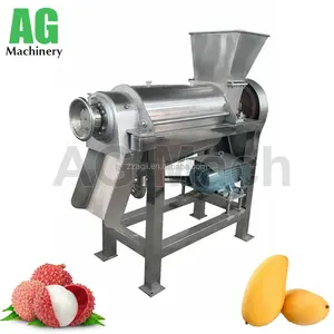Çin tedarik yüksek verimli vidalı sebze ve meyve sıkacağı makinesi portakal suyu sıkacağı