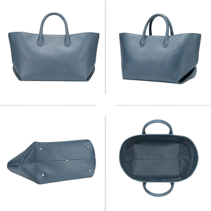 Bolso Tote de Piel Sintética PU de 7 Pulgadas con Asa Superior, Estilo Vintage Casual para Mujer, con Bolsillos Desmontables y Cierre de Cremallera - Product Image 3