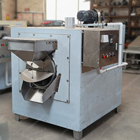 Grande machine de torréfaction rotative à tambour en acier inoxydable pour graines de coriandre, clous de girofle, poivre, piment, cumin et autres épices, à vendre