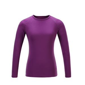Magliette a maniche lunghe con scollo a maglia da donna - Product Image 2