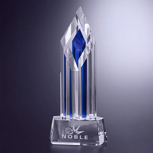 Alta calidad K9 Crystal Halifax <span class=keywords><strong>Indigo</strong></span> Crystal Award Negocio personalizado Nuevo diseño Trofeo - Product Image 1