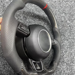 Volante de Fibra de Carbono para Audi A3 A4 A5 A6 A7 Q3 Q5 Q7, Accesorios de Modificación Personalizados para Carreras - Product Image 2