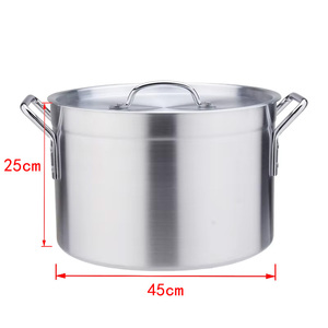 Juego de Utensilios de Cocina para Cocina Comercial, Olla de Caldo de Aluminio de 30L para Restaurante, Venta al Por Mayor de Fábrica - Product Image 2