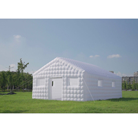 Maison gonflable Tente Disco Prix d'usine Coupe-vent Pvc Noir Mobile Portable Night Club Party Bar Pavilion pour événements en plein air
