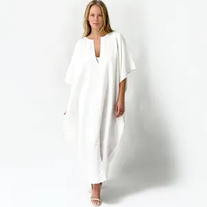 Mode musulmane Abaya dubaï Kaftan design marocain Caftan femmes robes décontractées - Product Image 1