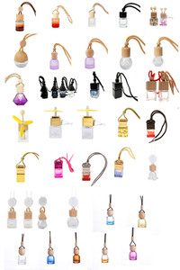 Flacon de parfum pour voiture en forme de cylindre rond de 5 ml et 8 ml avec cordon - Product Image 4