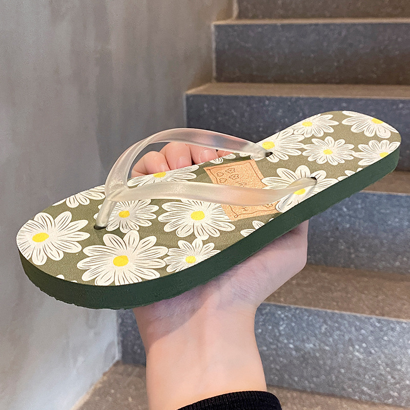 Vert foncé-Fleurs printanières
