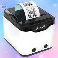 Impresora de Etiquetas Pequeña AIXW 40x30 30x20, Máquina de Impresión de Etiquetas de Precio, Impresora de Etiquetas Adhesivas en Rollo, Impresora de Escritorio USB