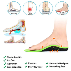 Semelles orthopédiques unisexe en PU pour le soulagement de la douleur, le confort et le soutien de la voûte plantaire, correction du pied plat, <span class=keywords><strong>prix</strong></span> de gros fabricant - Product Image 4