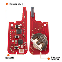 Clé télécommande universelle sans fil Xhorse XNTO20EN 3 boutons XNTO00EN