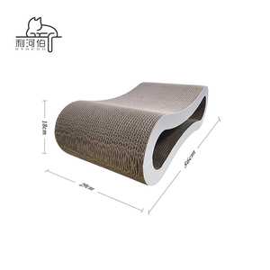 Nuovo Design eco-friendly personalizzabile di forma unica accettabile di alta qualità carta ondulata moderna gatto graffio - Product Image 3