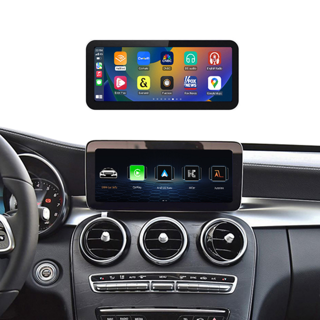 10.25'' Linux System Android Auto Multimedia Apple Carplay W176 W212 W246 Touch Screen for Mercedes Benz NTG4.5 NTG5.0 Monitor