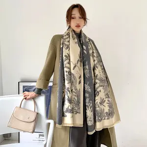 Factory Supplier New Brand Shawl And Scarf Battery Heated Shawl Cotton Voile Scarf Shawl