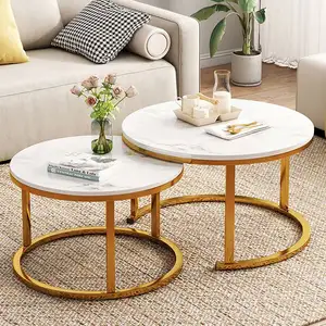 frame price modern metal marble nesting wholesale top, coffee table living room/