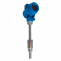 Transmitter Suhu Digital Thermowell untuk Tangki Air, Sensor Termokopel Plastik, Pengontrol 4-20MA