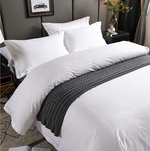 Sábanas de Cama Individuales, Dobles, Queen y King, de Algodón o 40S, 180 Hilos, Diseños Blancos, Sábanas Planas 100% Algodón, Juego de Sábanas 200 Hilos - Product Image 4
