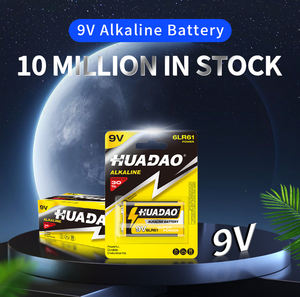 Batería Alcalina Seca de Alta Calidad Cuanen de 9 Voltios y 600 mAh, 6LR61, 9V, No Recargable, para Detectores de Humo - Product Image 3