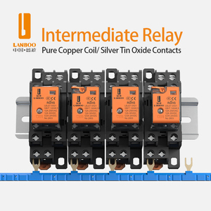 Relé Electromagnético Intermedio Pequeño LANBOO F18 HH54 MY AC DC 12 24 <span class=keywords><strong>220V</strong></span>, Relé Transparente Grande de 8 Pines - Product Image 4