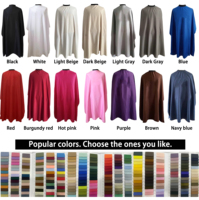 Lot de 5 capes de coiffure noires en polyester imperméable avec logo personnalisé pour salon de coiffure et spa