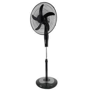 Ventilador de Pie de 18 Pulgadas, 5 <span class=keywords><strong>Aspas</strong></span>, 3 Velocidades, Voltaje 110-240V, Rejilla Estable para Hogar/Oficina, Ventilador de Pedestal - Product Image 3