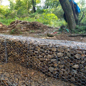 Filipinler yapılan PVC kaplama çelik malzeme ile depolama Gabion kutu kafes için galvanizli demir tel örgü çit Net - Product Image 2