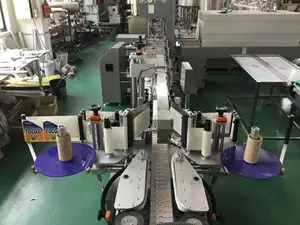 Otomatik süper kalite yapışkanlı etiket uygulama makinesi ce standart fabrika fiyat