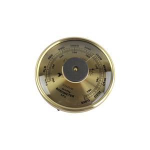 Good Quality Yellow <strong>Weather</strong> Instrument Metal Aneroid <strong>Barometer</strong> - Product Image 6
