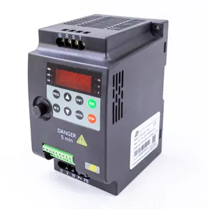 0.75kw 2.2kw mini onduleur pour usage général monophasé triphasé vfd variateur de fréquence usine de Chine