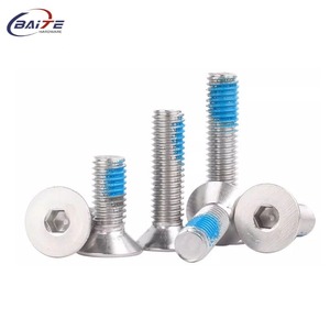 Nylon Patch Screw M6 Hex Socket <strong>Countersunk</strong> Screws Stainless Steel Flat Head Screw - Product Image 6