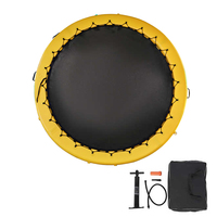 Chaise longue gonflable à usage intensif | Hamac de piscine avec filet et cordes