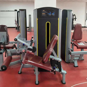 Equipo de gimnasio de fitness pin cargado cuádriceps espinillas ajustable sentado máquina de extensión de piernas para gimnasio club XF09 - Product Image 5