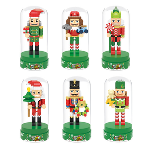 Buena calidad bloque Cascanueces educativo DIY Navidad juguetes personajes Mini figuras modelo elegante juguete decoraciones de Navidad - Product Image 6