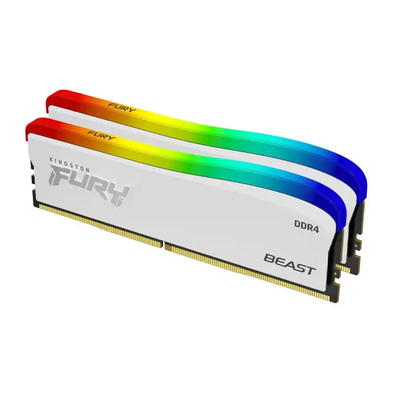 Gốc Kingston Hyper x Fury Bộ nhớ RAM DDR4 16GB 32GB 3600Hz Trắng RGB sấm sét loạt máy tính để bàn Bộ nhớ
