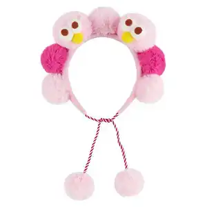 Nuove ragazze Cartoon pompon accessori per capelli conveniente fascia per capelli SPA invernale fascia per capelli