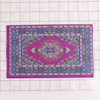 Mini jeu de nourriture 1:12 Points Ob11 maison de poupée tapis Mini modèle maison de poupée décoration de sol