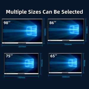 Hiseeview OPS Android Windows, Pizarra Digital Inteligente LED 4K de 75 Pulgadas, Pizarra Interactiva con Pantalla Táctil Plana, Educación OEM - Product Image 6