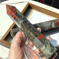 Vente en gros de pierres naturelles de guérison, pointes de cristal en pierre de sang de dragon, obélisques polis pour cadeau de mariage, décoration spirituelle