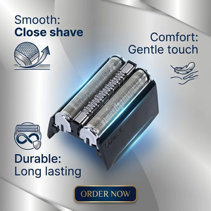 Cabezal de Repuesto para Afeitadora Eléctrica, Recargable por USB, IPX7, para Cuerpo y Rostro, Compatible con Braun Serie 5 52B <span class=keywords><strong>5020</strong></span> 5030 5035 5050 - Product Image 2