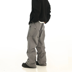 <span class=keywords><strong>Pantaloni</strong></span> Cargo da <span class=keywords><strong>paracadutista</strong></span> di Design americano High Street da uomo larghi e dritti di fascia alta alla moda stile Casual traspirante antivento antivento - Product Image 5