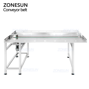 Système de convoyeur à bande de transfert automatique de bouteilles ZONESUN ZS-CBH115, table d'accumulation linéaire pour ligne de production - Product Image 2