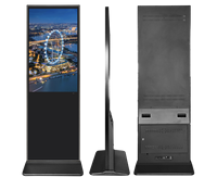Écran LCD vertical tout-en-un Android de 32 pouces à rétroéclairage LED à haute luminosité, anti-reflet, à revêtement rigide, pour intérieur