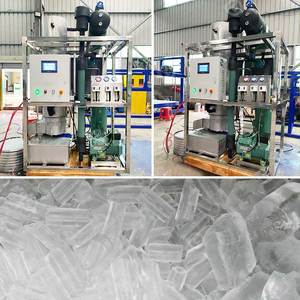 Machine à glaçons commerciale 1 2 3 5 tonnes, machine à glaçons en tube de 300 kg 200 kg 500 kg pour les entreprises - Product Image 2