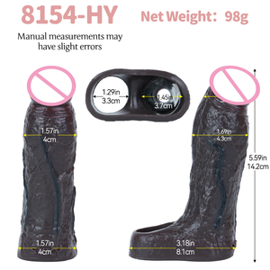 Funda para Pene Realista <span class=keywords><strong>con</strong></span> <span class=keywords><strong>Venas</strong></span>, Extensor de Pene de Silicona Líquida, Condones, Juguetes Sexuales para Hombres, Retrasa la Eyaculación, Alarga y Agranda - Product Image 6