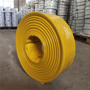 <span class=keywords><strong>Tuyau</strong></span> de refoulement plat souple en PVC bleu pour l'irrigation agricole - Product Image 2